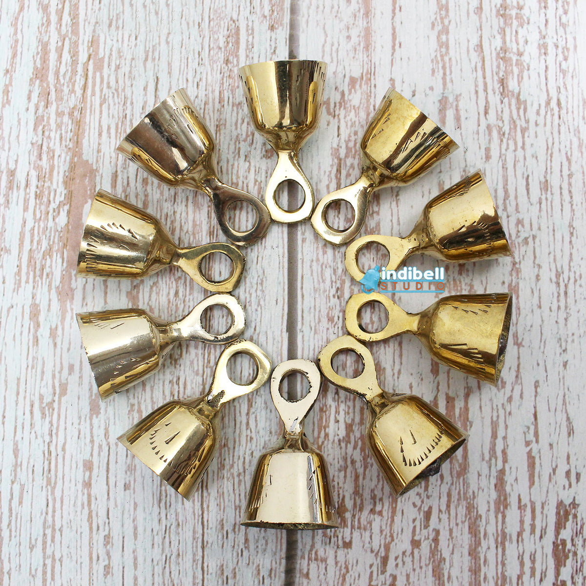 Solid Brass Bells for DIY Craft, Holiday Decor, Home Decor Bells –  IndiBellStudio