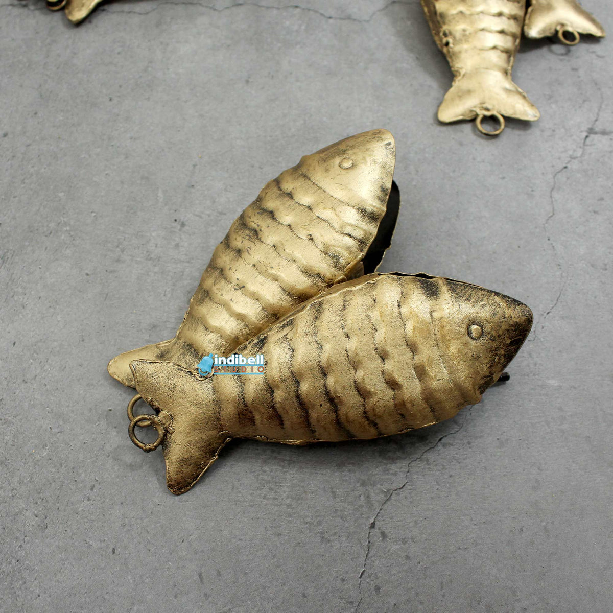 Rustic Fish Bells, Home Garden Outdoor Decor, Gift Bells, Handmade Pro