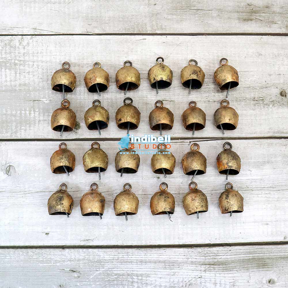 Mini Mongolian Rustic Bells, Do It Yourself Crafting Bells